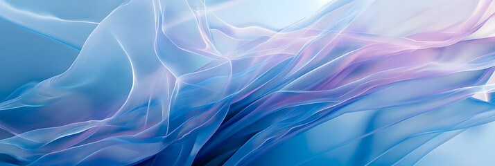 Ethereal Abstract Light Waves Background in Serene Colors