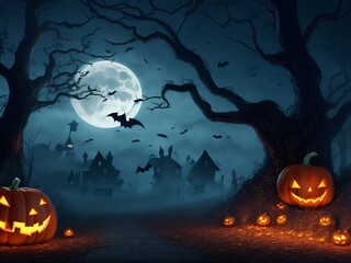 Halloween Background Design for Helloween