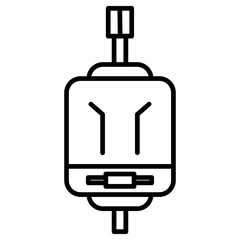 magneto icon, simple vector design