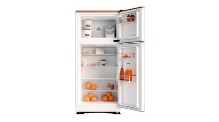 Electric Refrigerator Essentials on transparent background.
