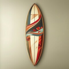 Wave Rider: Vector Surfboard Illustration