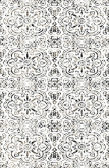 Carpet and Fabric print design with grunge and distressed texture repeat pattern 
