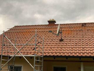 Preparing the roof for installing solar panels
