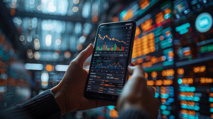 Online trading and forecasting using a mobile phone