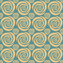 Seamless decorative pattern with flowers wallpaper festive  birthday background art decor design for textile, paper