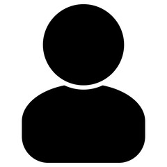 Fototapeta na wymiar person icon, simple vector design