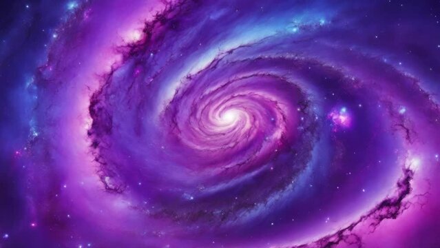 Approach to a Spiral Galaxy &ndash; Space Fiction Video