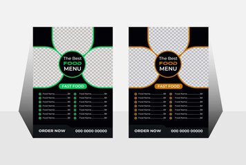 Food Menu Template Layout .