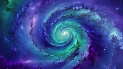 Approach to a Spiral Galaxy – Space Fiction Video