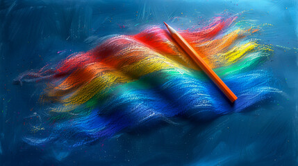 LGBT, rainbow color background
