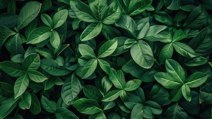 Fototapeta na wymiar a green leaves background, showcasing a top view of a vibrant plant wall with a nature leaf texture, perfect for garden or landscape decoration and wallpaper design. SEAMLESS PATTERN