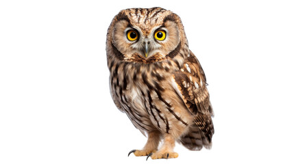 Owl Wonder on transparent background.