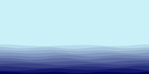 Blue background with abstract wave spiral modern element for banner, presentation design and flyer	