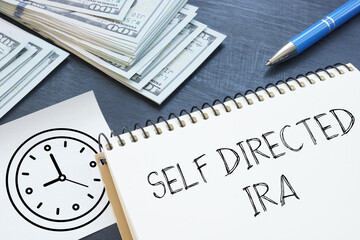 Self Directed IRA SDIRA is shown using the text