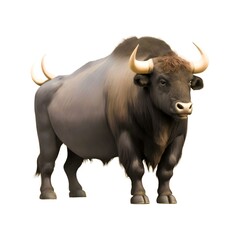 a black bull with hornsa black bull with horns
