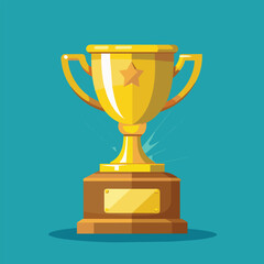 gold trophy cup
