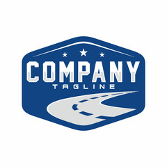 road company logo design template