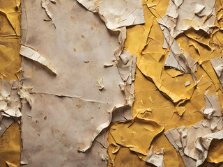  Exploring the allure of aged paper textures. Gold Color.