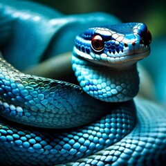 Fototapeta premium close up of a snake