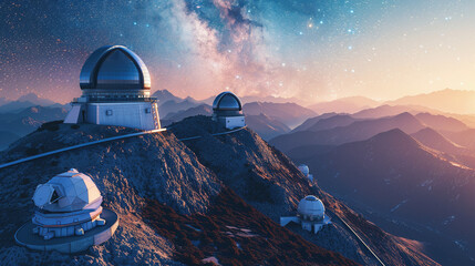 Fototapeta na wymiar Advanced Telescopes for Exploring the Universe