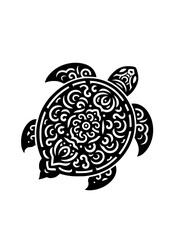 Fototapeta premium Turtle Mandala svg, Turtle svg, Mandala svg, Sea Turtle svg, Zentangle Turtle svg, Turtle Clipart, Turtle Cricut, Turtle Cutfile, Ocean svg