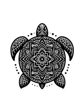 Turtle Mandala svg, Turtle svg, Mandala svg, Sea Turtle svg, Zentangle Turtle svg, Turtle Clipart, Turtle Cricut, Turtle Cutfile, Ocean svg