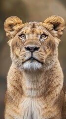 portrait of a lioness