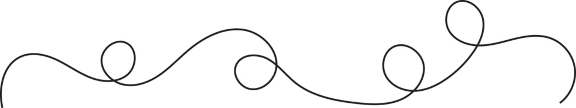 recommend clip art: Squiggle line design element.  Curved line design