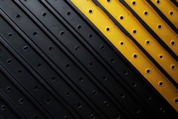 abstract yellow and black pattern with the gradient with floor wall metal texture soft tech diagonal. ai generative