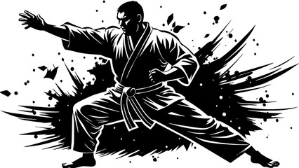 aikido athlete and svg file