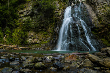 Bucias waterfall, Onesti, Bacau, Romania