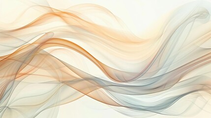 Abstract organic lines forming dynamic patterns, modern art wallpaper design, panoramic header