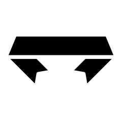 ribbon banner decoration ornament icon