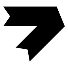 ribbon banner decoration ornament icon