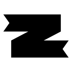 ribbon banner decoration ornament icon