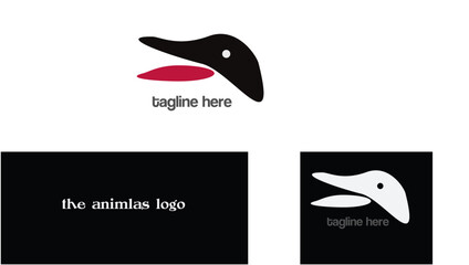 duck logo, dodo logo, animals logo © M A designer