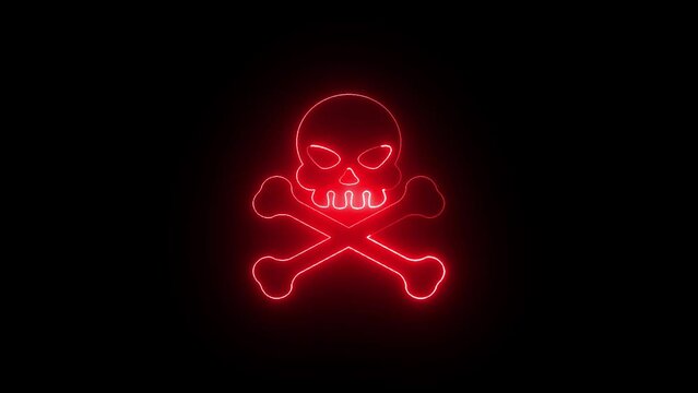 simple red circle prohibition Not Allowed Sign . Skull stamp and hand stamping impact isolated animation. Danger, warning, piracy and toxic symbol.