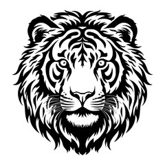 lion head vector
