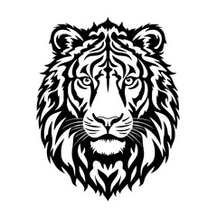 tiger head vector