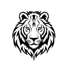 lion head vector