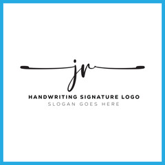 JR initials Handwriting signature logo. JR Hand drawn Calligraphy lettering Vector. JR letter real estate, beauty, photography letter logo design.