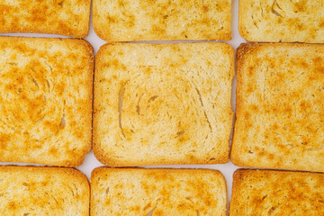 Special Chinese food grilled steamed bun slices