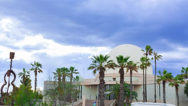 Timelapse del planetario del grao en Castell&oacute;n