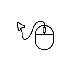 Cursor icon design with white background stock illustration