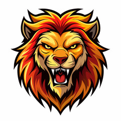 ion, head, vector, tiger, tattoo, animal, illustration, 