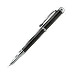 business office pen object on isolated on transparent background - obrazy, fototapety, plakaty
