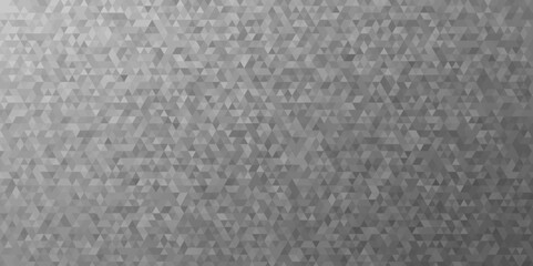 Fototapeta premium Abstract Isometric Triangle Low Poly Fractal Design Gray Gradient Mosaic Textured Background. For Interior design & Backdrop, Websites, Presentations, Brochures, Social Media Graphics.