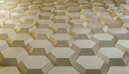 white abstract background with techie hexagons and triangles 3d rendering 3d illustration