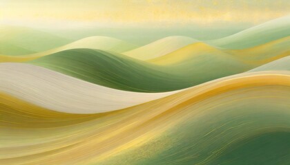 abstract organic green wavy background