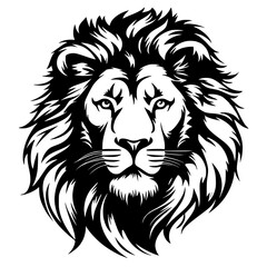 lion head vector